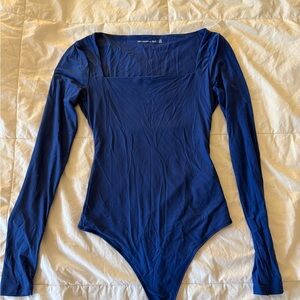 Abercrombie & Fitch Navy Blue Strapless Bodysuit